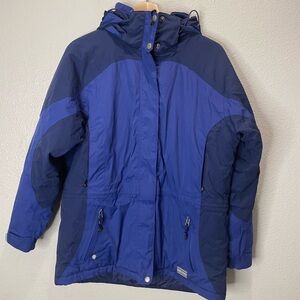 LL Bean Women’s Blue Winter Jacket Size Medium